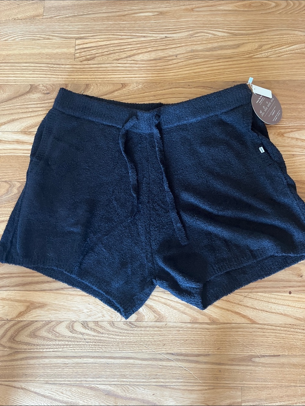 Cozy Black Women's Lounge Shorts, Little sleepies size Medium, NWT